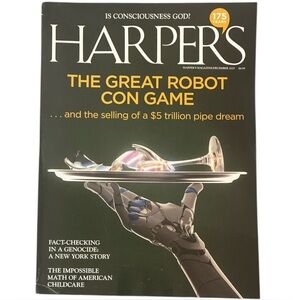 Harpers Magazine December 2025 The Great Robot Con Game American Childcare Math